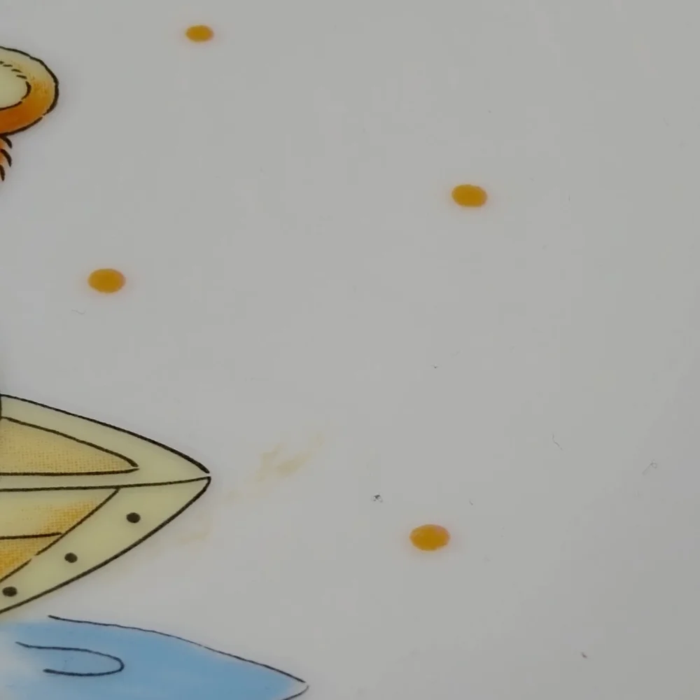 Fine China Child's Dinner Set Toddler Child Teddy Bear Rowboat Plate Cup Vtg